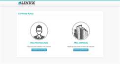 Desktop Screenshot of curriculo.4linux.com.br